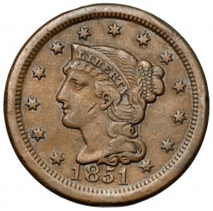 USA, Cent 1851, Philadelphia