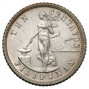 Filipiny, 10 centavos 1903