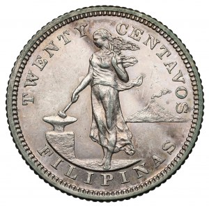 Filipiny, 20 centavos 1903
