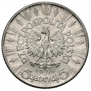 Piłsudski 5 złotych 1938