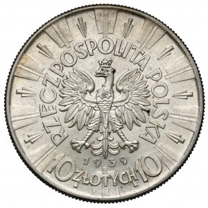 Piłsudski 10 złotych 1939