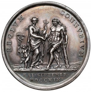 Medal 1719 - Klementyna Sobieska - zaślubinowy