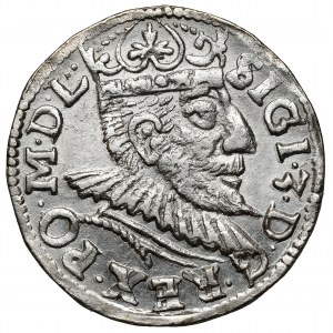 Zygmunt III Waza, Trojak Poznań 1592 - 9Z z lewej