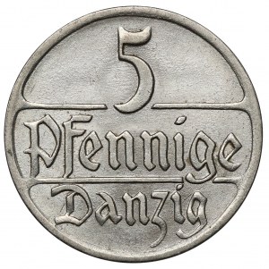 Danzig, 5 fenig 1928