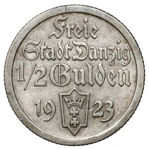 Gdańsk, 1/2 guldena 1923