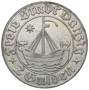Gdaňsk, 2 guldenů 1932 - vzácné