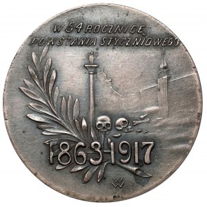 Medal 1917 - 54. Rocznica Powstania Styczniowego