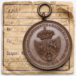 Medaile s hvězdou za vytrvalost v listopadovém povstání - k 50. výročí (1881)