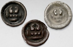 Ordine Teutonico, Brakteat - Corona - set (3 pezzi)