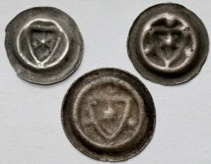 Teutonic Order, Brakteates - Shield with star - set (3pcs)