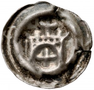 Zakon Krzyżacki, Brakteat Toruń - Brama (1257-1368) - rzadki