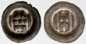 Teutonic Order, Brakteates - Gate - 2 types (2pcs)