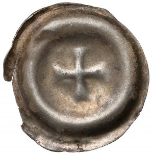 Button brakteat - a cross with expanded arms