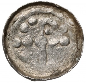 CNP VII cross denarius - pastoral to the right