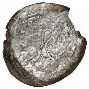 Duchy of Kuyavia, Casimir I, Denar - prince on horseback / fight with lion