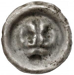 Brakteat - Crown with ball underneath
