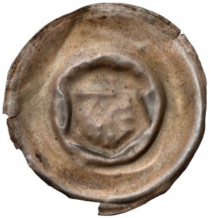 Silesia, Brakteat wide - helmet left