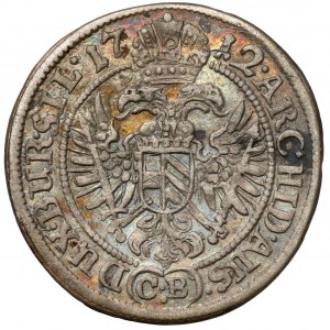 Śląsk, Karol VI, 3 krajcary 1712 CB, Brzeg - rzadkie - ex. Kałkowski