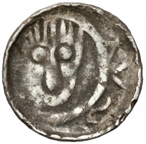 Ladislaus I Herman, Wroclaw cross denarius - large head