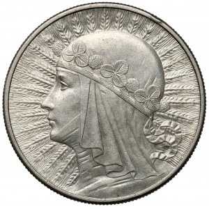 Głowa Kobiety 10 złotych 1932 bz, Londyn