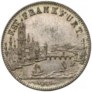 Frankfurt, 6 krajcarów 1854