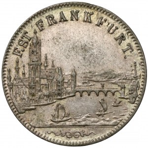 Frankfurt, 6 krajcars 1854