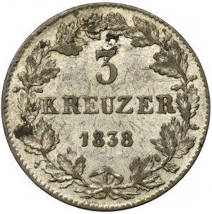 Francfort, 3 krajcars 1838