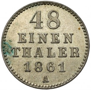 Mecklenburg-Schwerin, 1/48 talara 1861-A