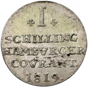 Hamburg, Schilling 1819 HSK