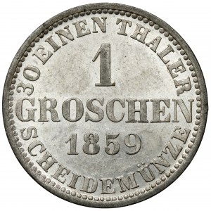 Hannover, Georg V, Grosz 1859-B