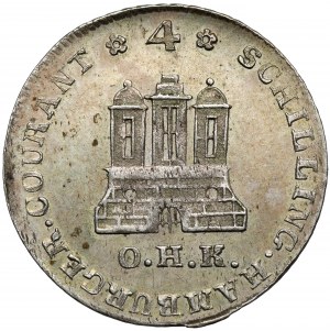 Hamburg, 4 schilling 1797 OHK