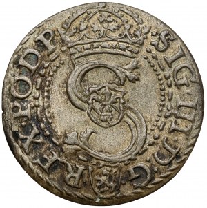 Sigismond III Vasa, bouclier Cracovie 1601 - lettre K