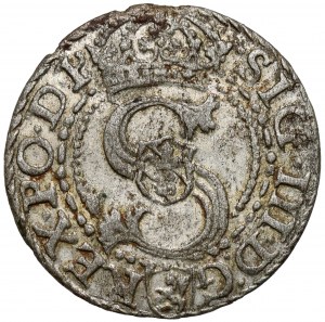 Sigismund III Vasa, the Malbork 1601 shellac - letter M