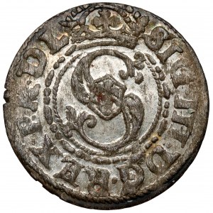 Zygmunt III Waza, Szeląg Ryga 1620 - liszka w lewo