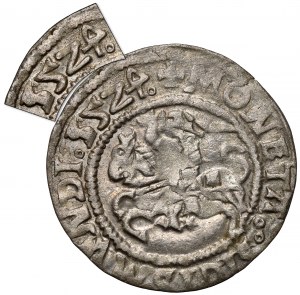 Sigismund I the Old, Half-penny Vilnius 1524 - reversed 4