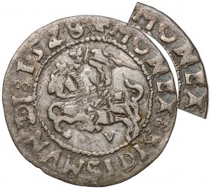 Sigismund I. der Alte, Vilniuser Halbpfennig 1528 - MONEA - selten
