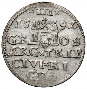 Sigismondo III Vasa, Troika Riga 1592
