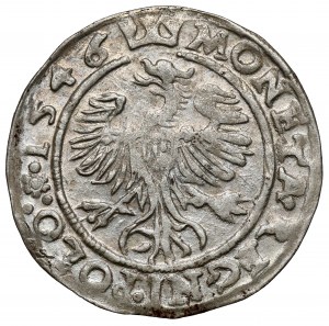 Sigismund I the Old, Cracow penny 1546 ST - wide crown
