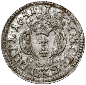 Giovanni II Casimiro, Dwugrosz Danzica 1651 GR