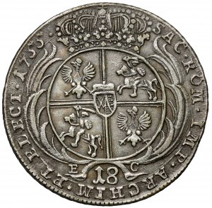 August III Sas, Ort Leipzig 1755 EC - efraimek ?
