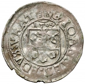 Silesia, John V Turzo, Nysa 1509 penny - BEAUTIFUL