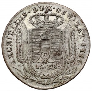 Galícia a Lodomeria, 15 krajcars 1776, Viedeň - vzácne