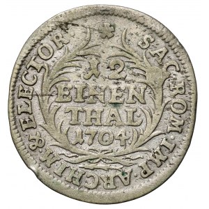August II Mocny, 1/12 talara 1704 EPH, Lipsk