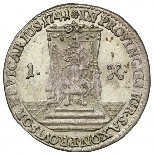 August III Saxon, Vicar's penny 1741