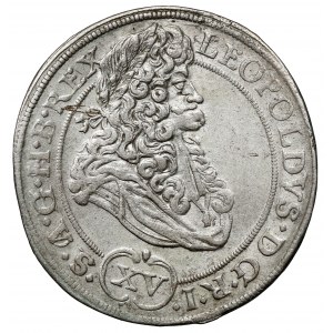 Śląsk, Leopold I, 15 krajcarów 1694 MMW, Wrocław