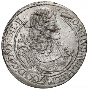 Slezsko, George William, 15 krajcars 1675 CB, Brzeg