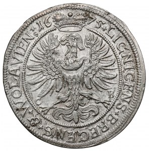 Śląsk, Jerzy Wilhelm, 15 krajcarów 1675 CB, Brzeg