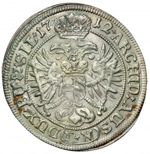 Silesia, Charles VI, 6 krajcars 1712 FN, Wrocław - rare