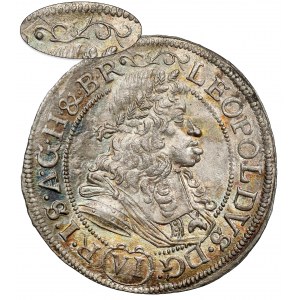 Śląsk, Leopold I, 6 krajcarów 1684 SHS, Wrocław