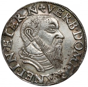 Silesia, Frederick II, Trojak Legnica 1544 - BEAUTIFUL